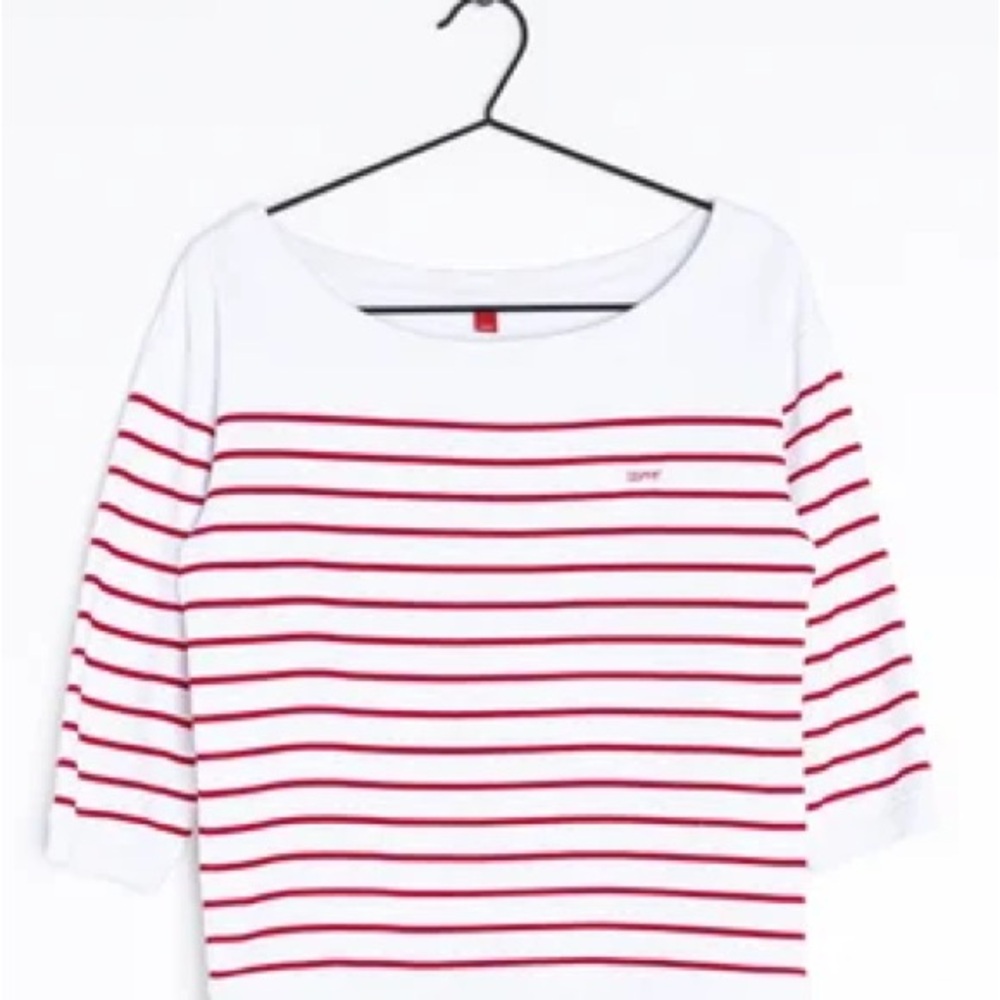 Esprit nautical boatneck sweater